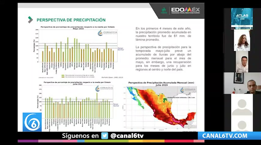La Comisión del Agua del Edomex presenta el Atlas de Inundaciones 2020
