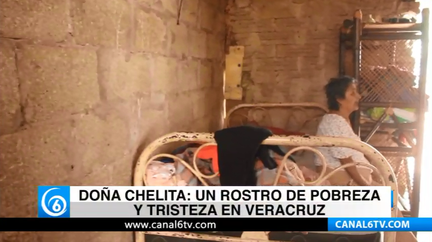 Doña Chelita: Un rostro de pobreza y tristeza en Veracruz