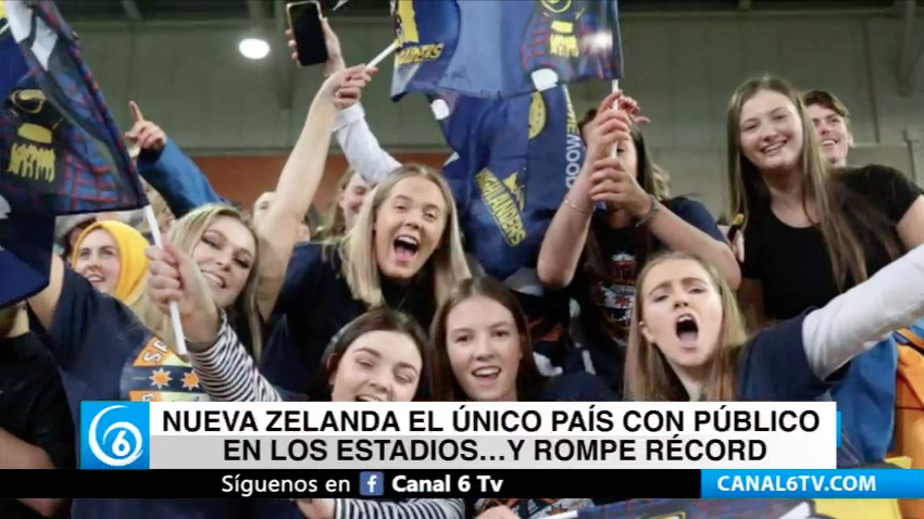 Nueva Zelanda el único país con público en los estadios... Y rompe récord