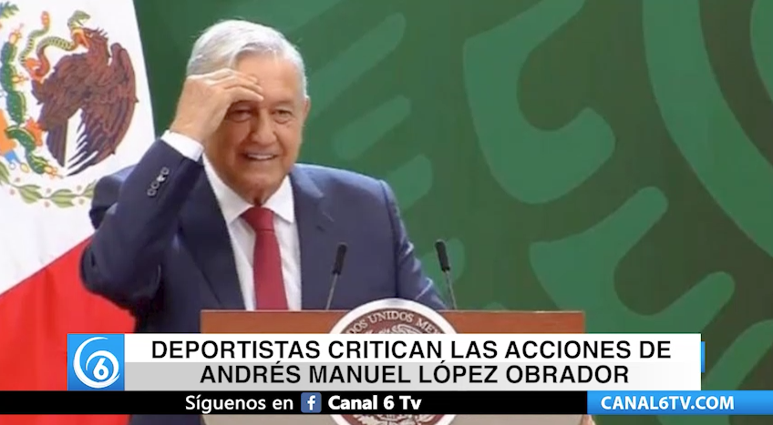 Deportistas critican las acciones de Andrés Manuel López Obrador