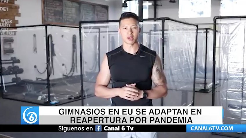 Gimansios en EU se adaptan en reapertura por pandemia