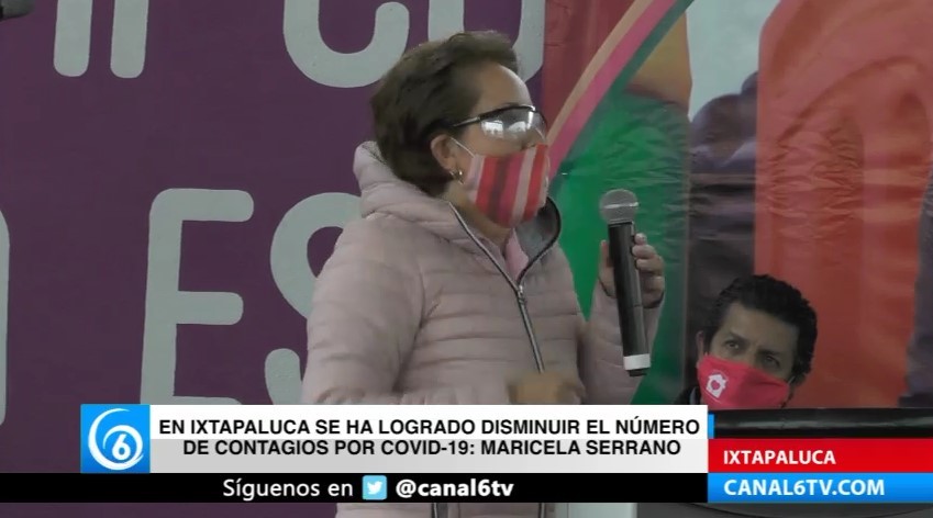 En Ixtapaluca se ha logrado disminuir el número de contagios por COVID-19: Maricela Serrano