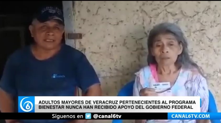 Adultos mayores de Veracruz pertenecientes al programa bienestar nunca han recibido apoyo del Gobierno Federal
