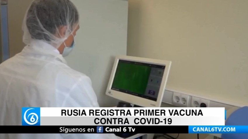 Rusia registra primer vacuna contra COVID-19