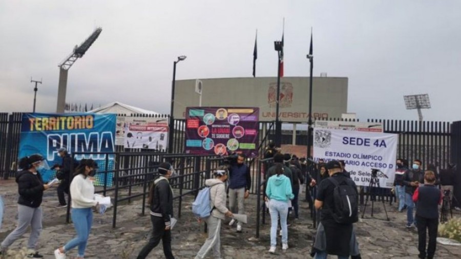 Comenzó la aplicación de exámenes para el nivel licenciatura de la UNAM