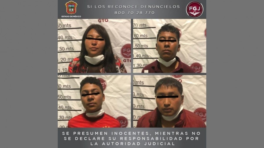 Aseguran a cuatro jóvenes en Naucalpan por delitos contra la salud