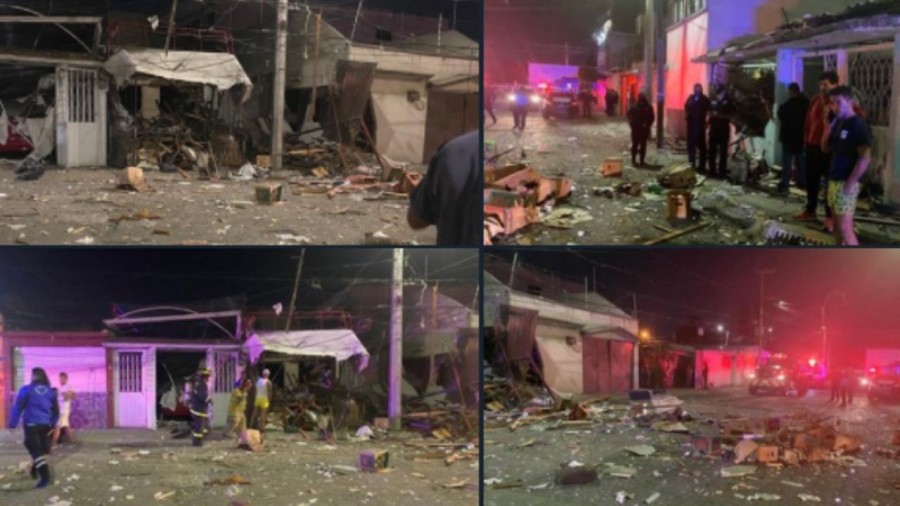 Explosión de bar clandestino provoca daños en 50 viviendas aledañas
