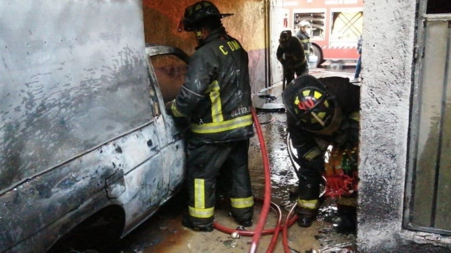 Registran incendio en Tlalpan