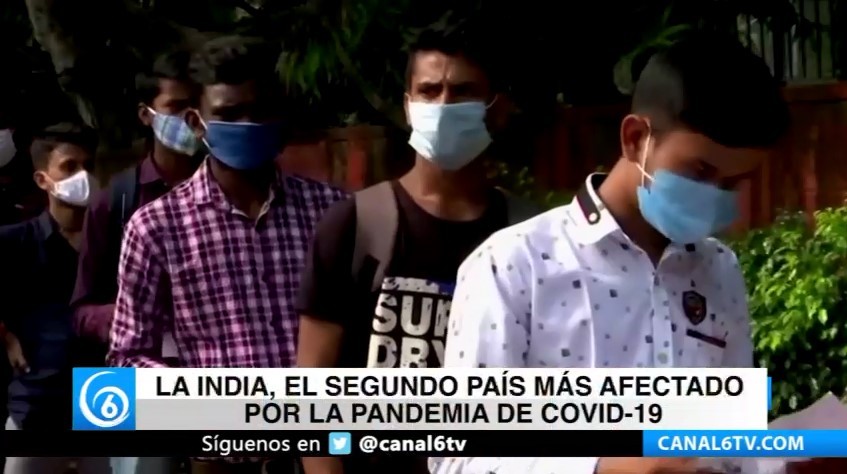 La India, el segundo país más afectado por la pandemia de COVID-19
