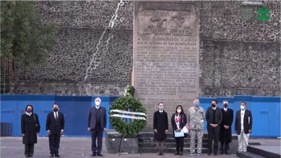 Conmemoran un aniversario más del movimiento estudiantil 2 de octubre