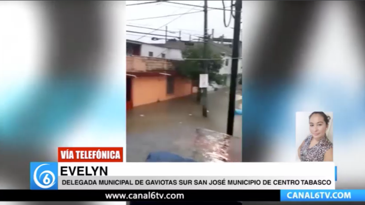 Entrevista con la delegada de Gaviotas Sur San José Mpio. Centro Tabasco sobre las inundaciones