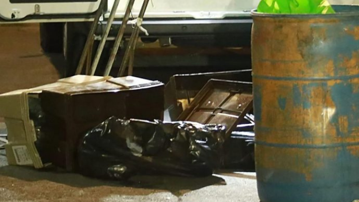 Sujeto transportaba restos humanos en diablito; lo capturan