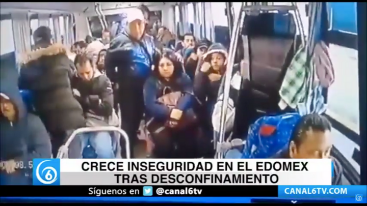 Crece inseguridad en el Edomex tras confinamiento