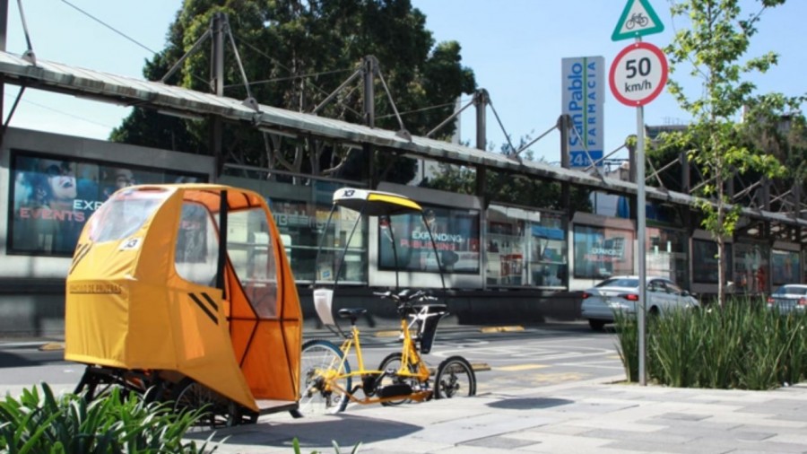 Llegan a la CDMX los tricitaxis eléctricos