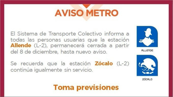 Por tiempo indefinido, cerrarán dos estaciones de la Línea 2 del Metro