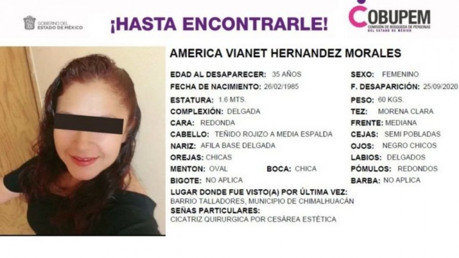 Detienen a supuesto responsable del feminicidio de Vianey en EdoMex