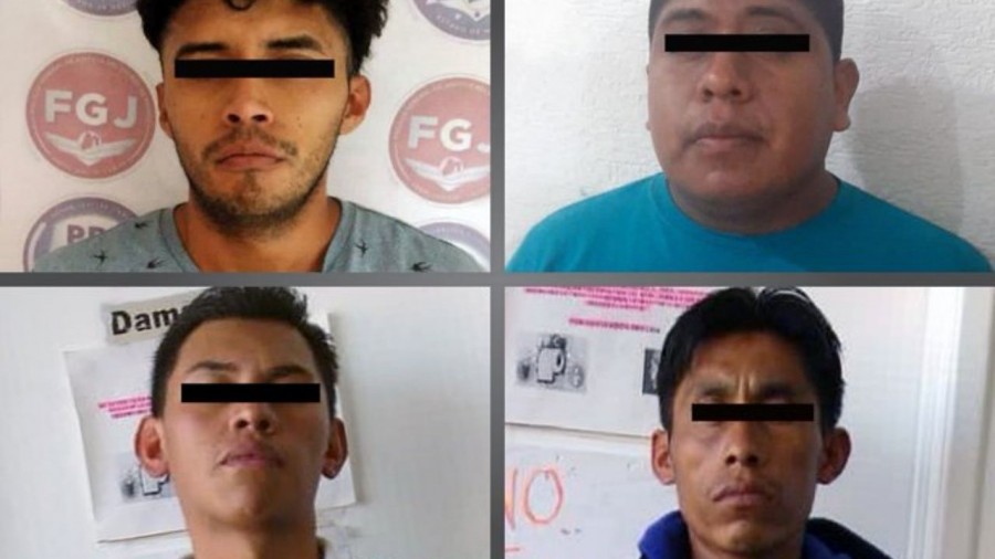 Procesan a cuatro individuos por robo de vehículo