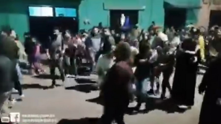 Evaden pandemia en Tianguistenco para celebrar a la Virgen de Guadalupe