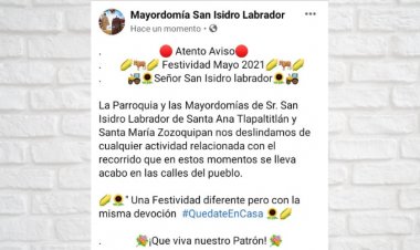 Evaden pandemia y realizan paseo en honor a San Isidro en Toluca