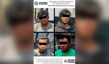 Caen cuatro miembros de “Los Timilpas”, dedicados al robo de tiendas en Toluca