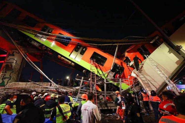 Permanecen sin localizar cinco personas tras desplome en L12 del metro