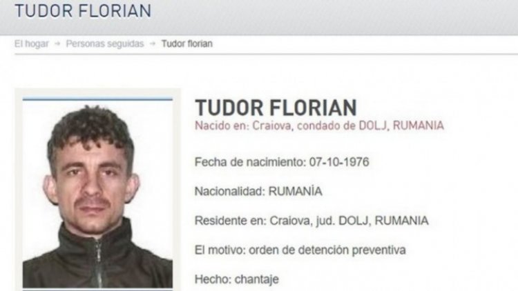 Autoridades rumanas colocan a Florian Tudor en lista de fugitivos
