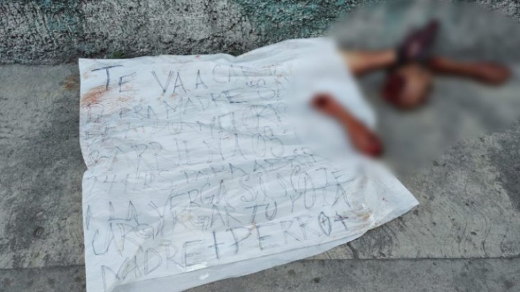 Localizan restos humanos con mensaje intimidatorio en Tlalnepantla