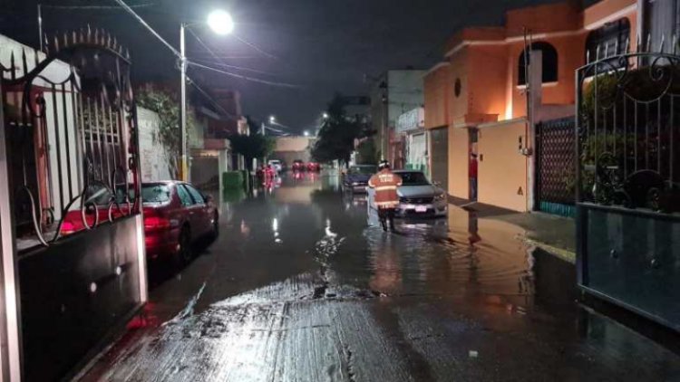 Chubasco registrado el martes en Texcoco, el peor en siete años