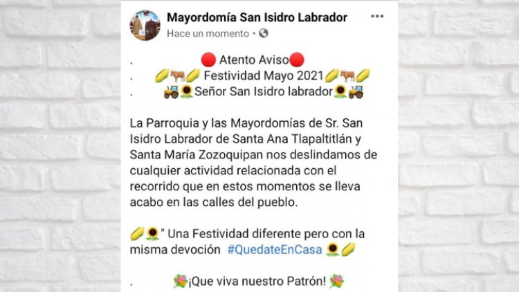 Evaden pandemia y realizan paseo en honor a San Isidro en Toluca