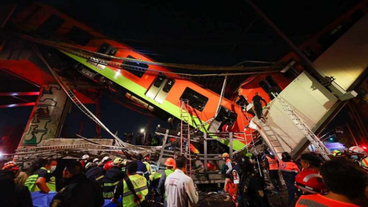 Permanecen sin localizar cinco personas tras desplome en L12 del metro