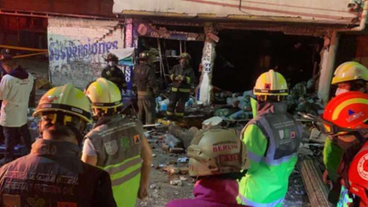 Explosión en local de tanques de oxígeno en Iztapalapa deja un muerto