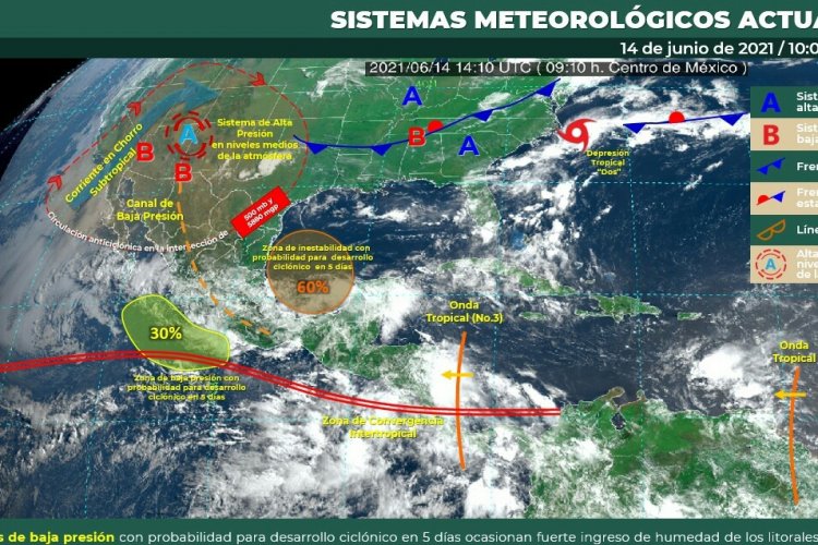 Se esperan fuertes lluvias para este lunes en la CDMX y Edomex