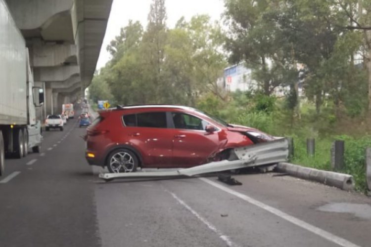Registran tres accidentes en la México-Puebla; hay un muerto