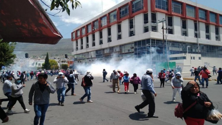 Manifestación en Hidalgo deja un muerto y varios heridos