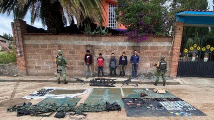 Capturan a cinco hombres tras tiroteo en San Simón de Guerrero