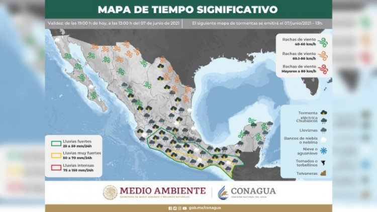 Inicio de semana cálido con posibilidad de lluvias en el Valle de México