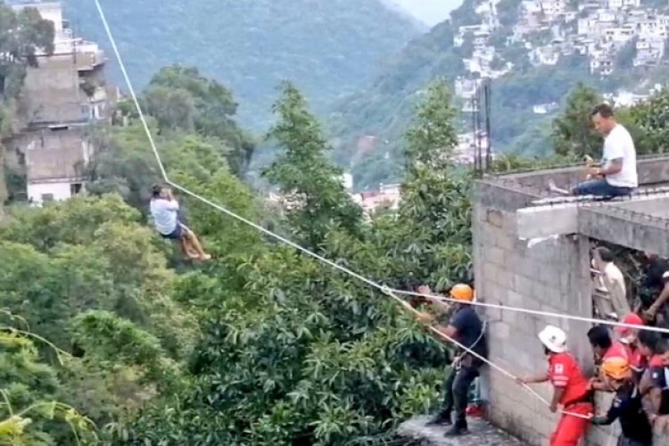 Teleférico en Taxco de Alarcón se rompe