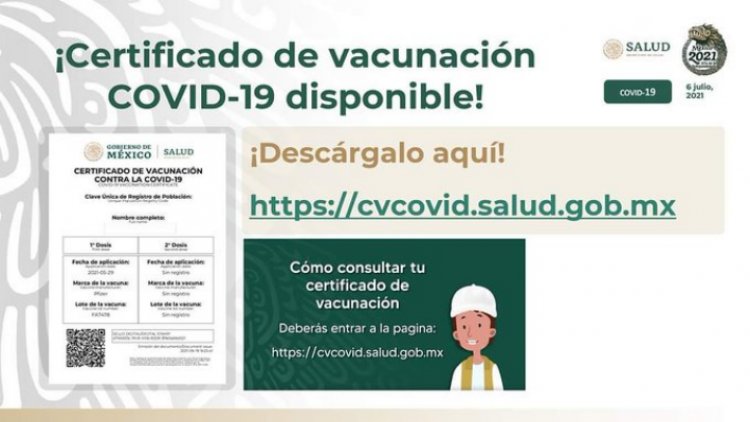 Conoce cómo puedes tramitar tu certificado de vacunación COVID-19