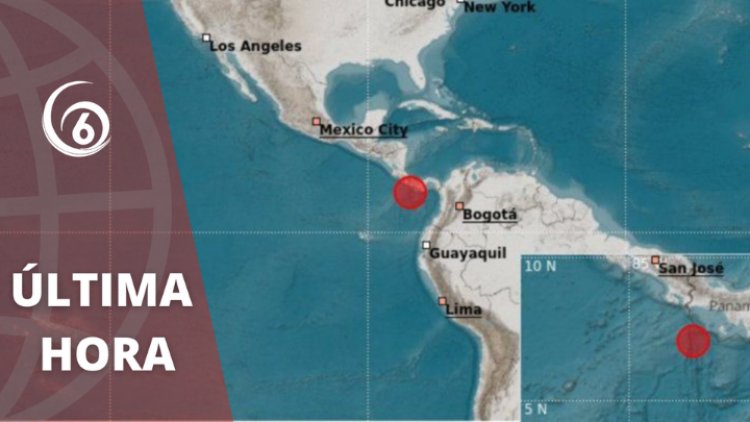 Se registra sismo de siete grados en Panamá
