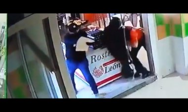 Video: así secuestraron a empleada de rosticería en Apaseo El Grande