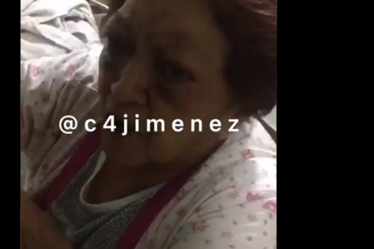 Abuelita de 83 años denuncia maltrato de su hijo, pero sujeto escapa