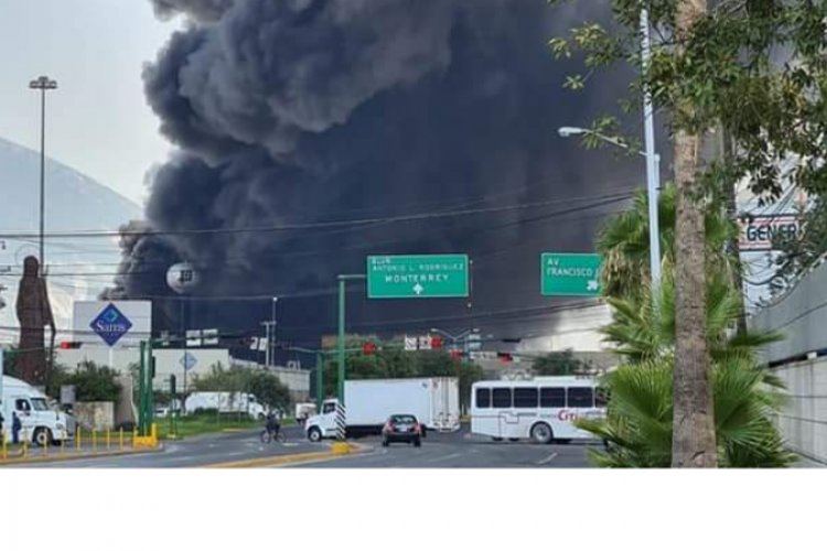 Sofocan incendio en planta de Protexa, en Nuevo Leon; hay cuatro heridos