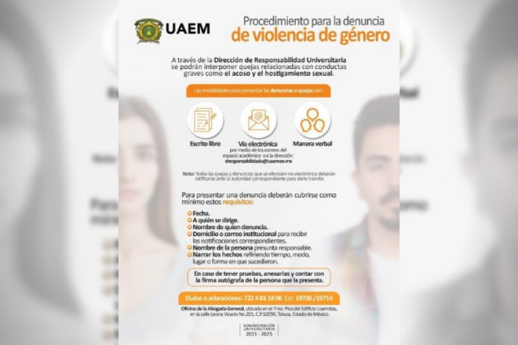 UAEM destituirá a quien cometa violencia de género
