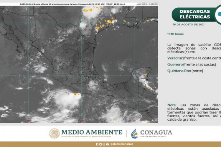 Grace se transforma en huracán categoría 1; impactara Quintana Roo y Veracruz