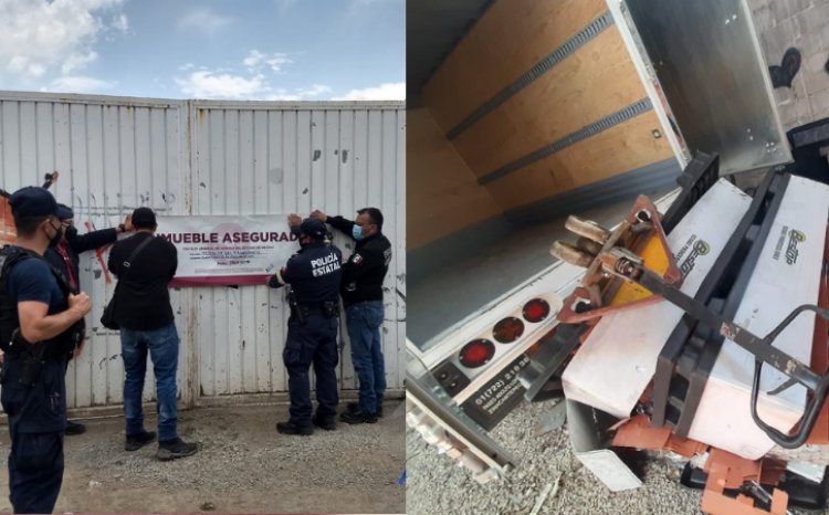 Recuperan vehículos y Mercancía robada valuada en 300 mil pesos en Tecámac