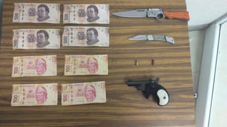 Detienen a siete personas en Chalco por robo a cuentahabiente