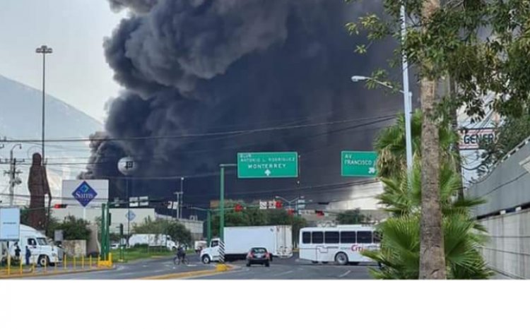 Sofocan incendio en planta de Protexa, en Nuevo Leon; hay cuatro heridos