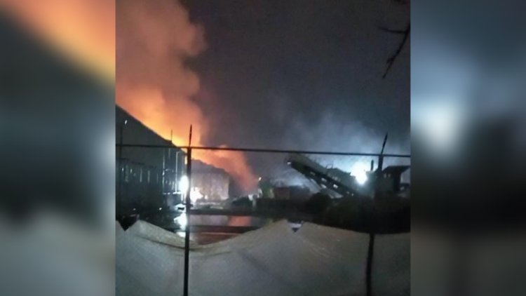 Sofocan incendio en fábrica de champiñones en Mexicaltzingo