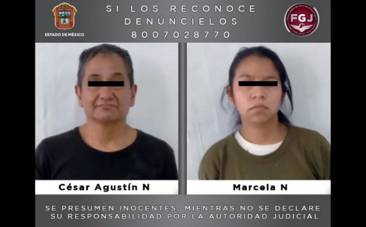 Cae pareja acusada de matar a su hija de 4 años en Tlalnepantla