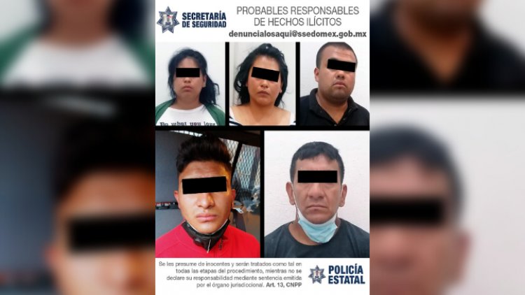 Rescatan a víctima de secuestro y detienen a siete implicados en Ixtapaluca